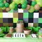 Miner Crafting Birthday Party Supplies - 115 Pcs Miner Crafting Balloon Garland Arch Kit, Green Brown Balloon Arch Decorations For Video Game Theme Miner Crafting Party Decorations Backdrop